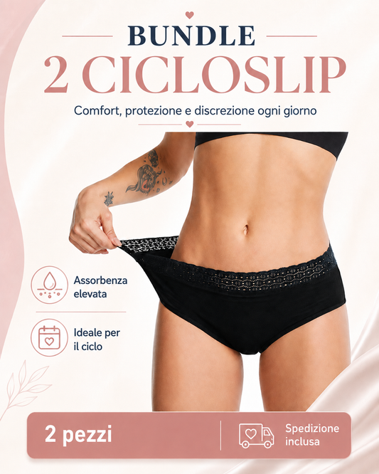 PACCO 2 SLIP MESTRUALI - CICLOSLIP